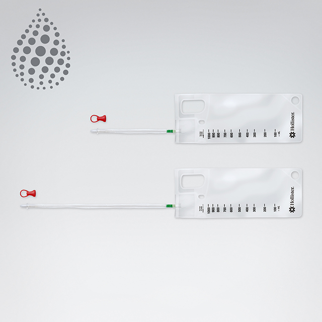 VaPro Plus™ Berührungsfreier hydrophiler Einmalkatheter mit Auffangbeutel - für sie/ihn  