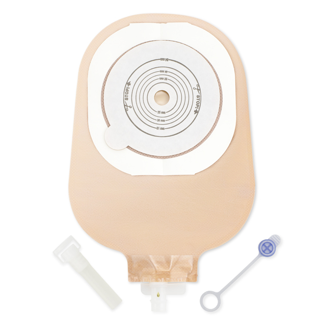 Moderma Flex™ Flextend™ Urostomiebeutel plan mit Haftrand